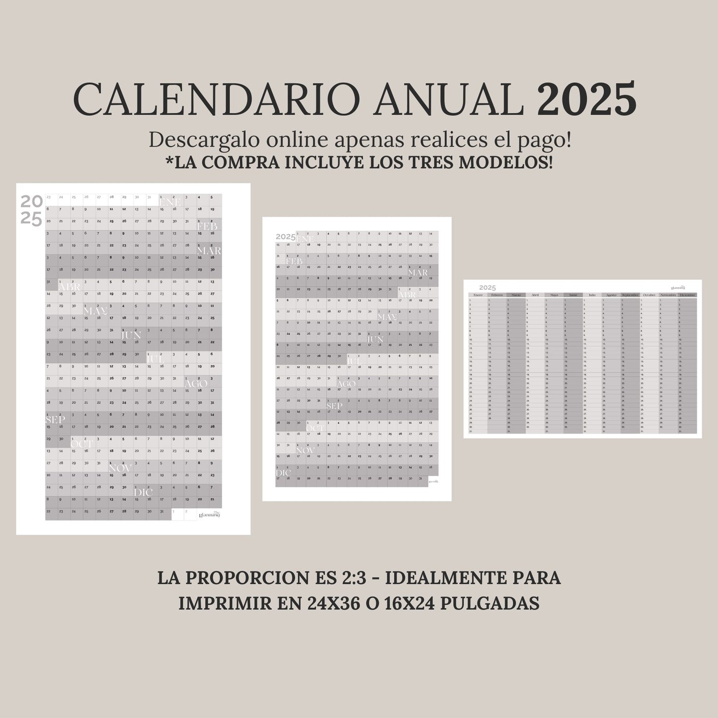 Calendario Anual 2025