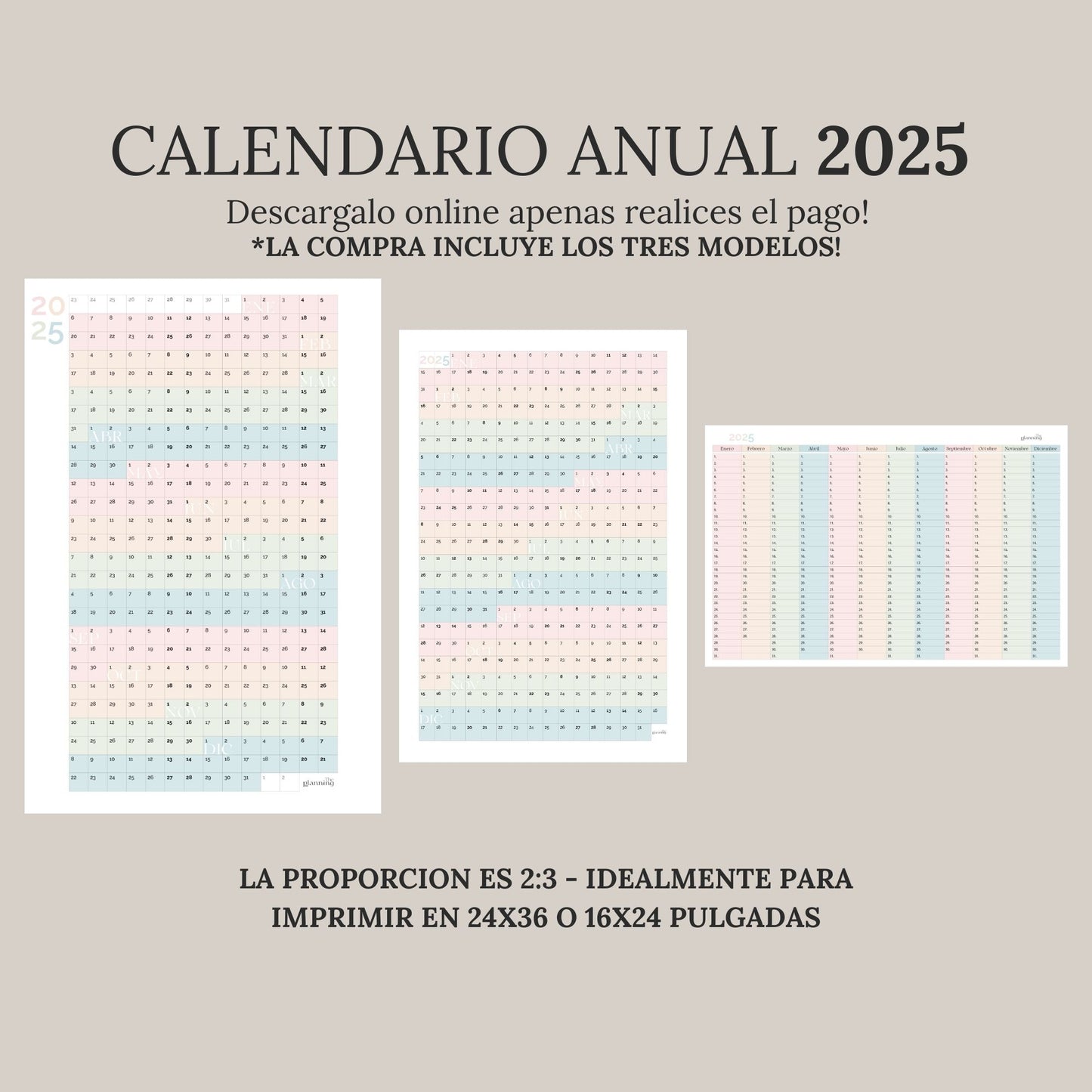Calendario Anual 2025