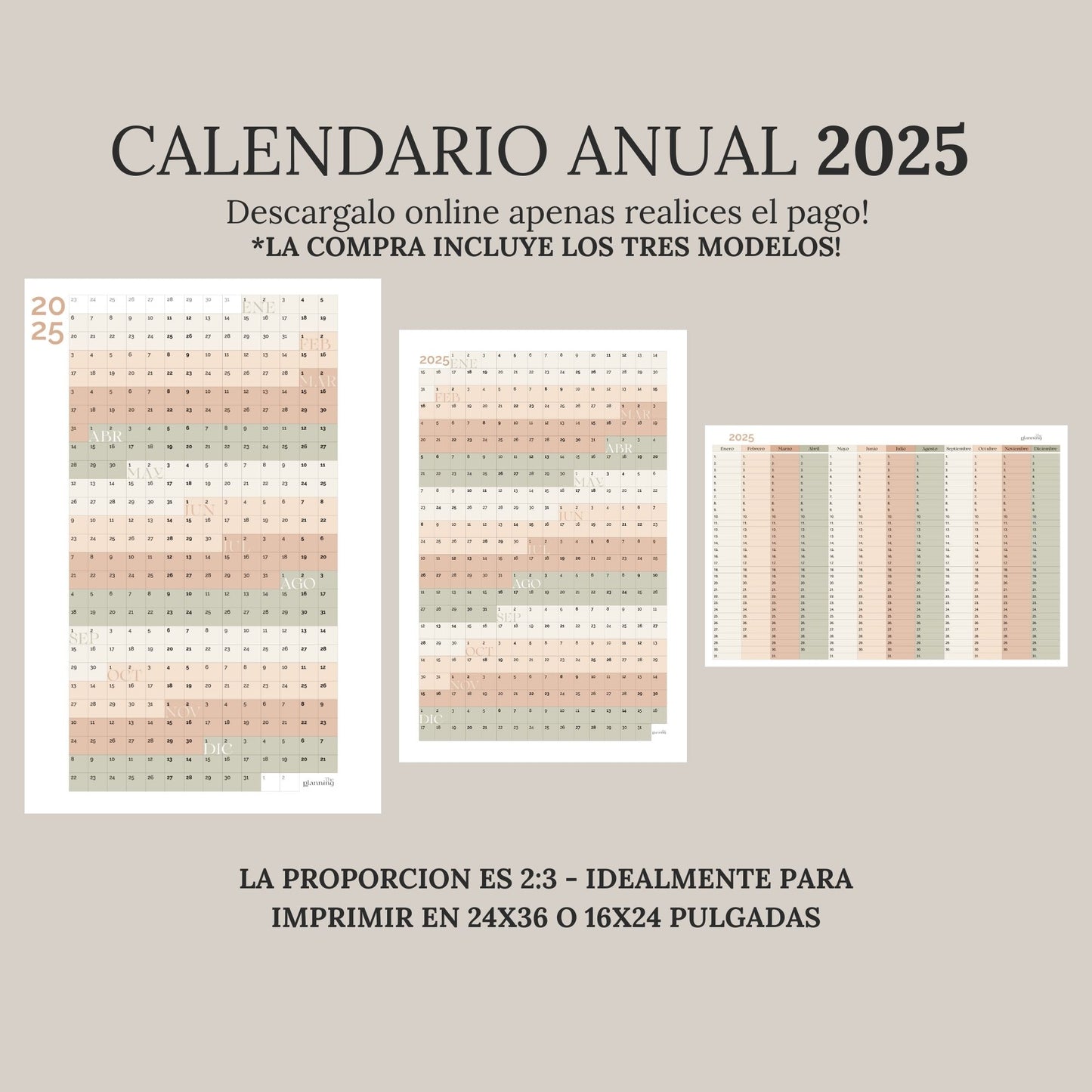 Calendario Anual 2025