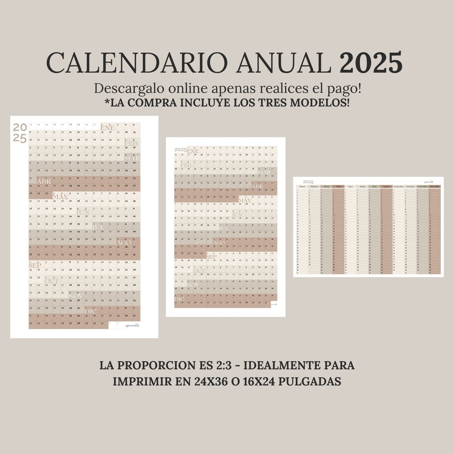 Calendario Anual 2025