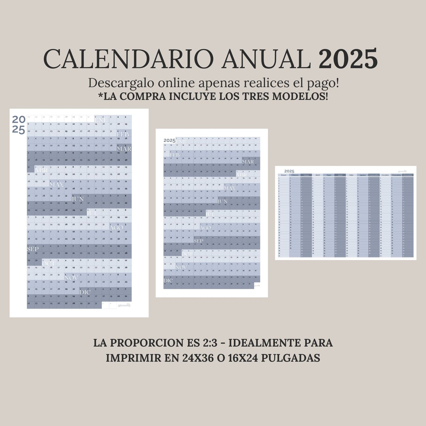Calendario Anual 2025