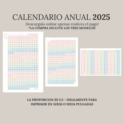 Calendario Anual 2025