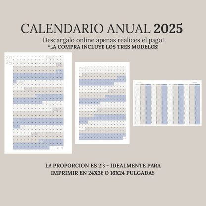 Calendario Anual 2025