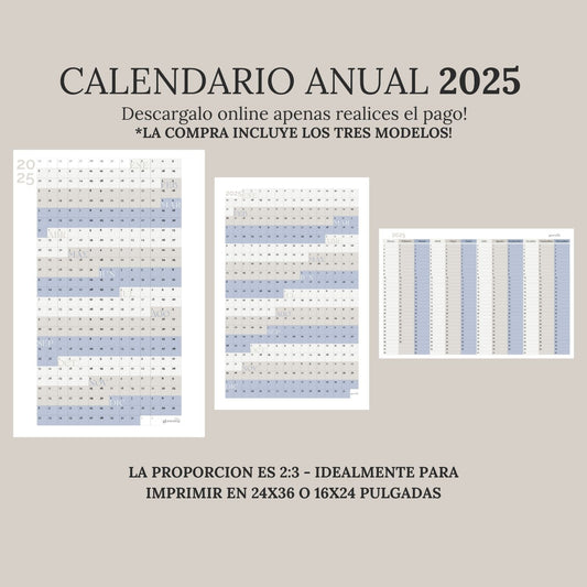 Calendario Anual 2025