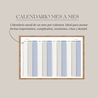 Calendario Anual 2025